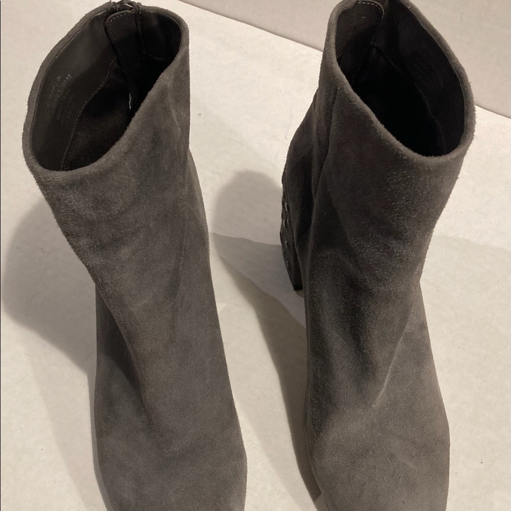 Gap Charcoal Square Toe Block Heel Booties - image 4